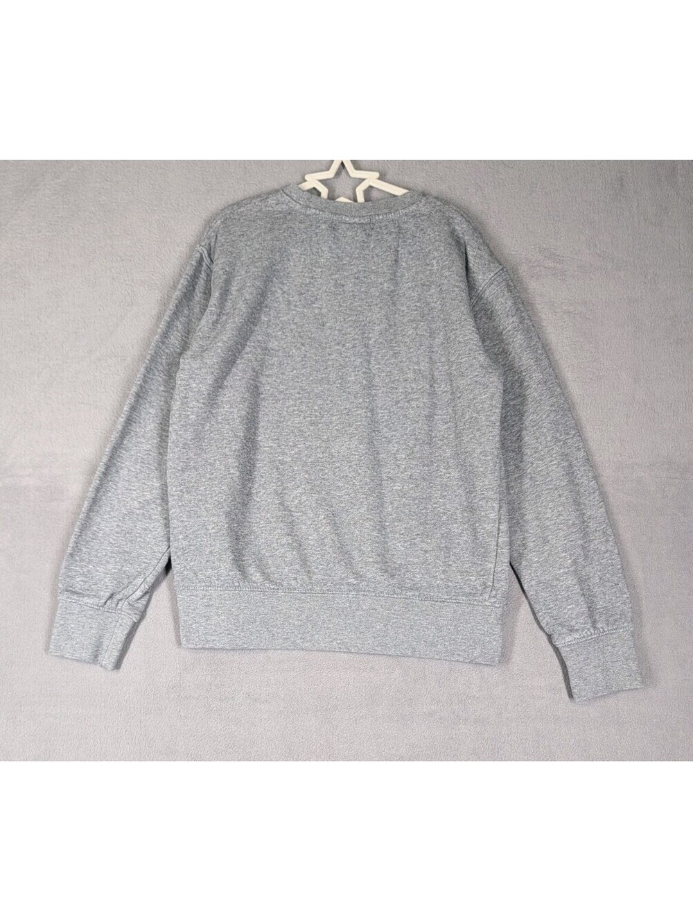 Jordan Boys Medium 10/12 Heather Gray Jumpman Crewneck Sweatshirt Pullover Youth - Picture 3 of 7